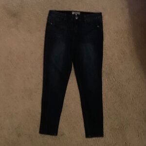 WIT & WISDOM Luxe Touch High Waist Skinny Ankle Jeans In In-indigo